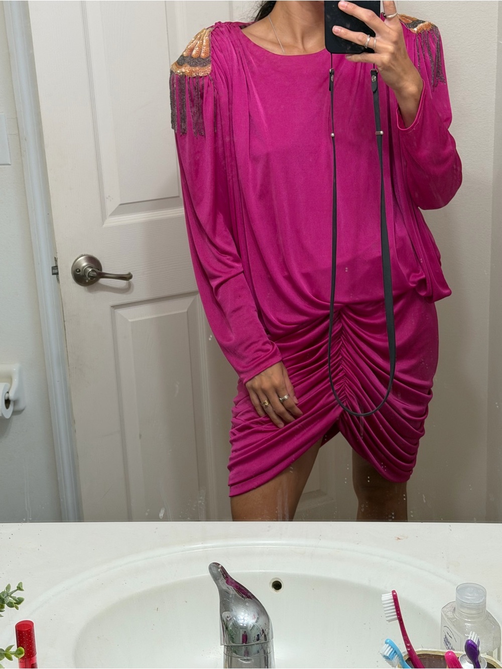 Susan Roselli for Vijack Fuchsia Dress